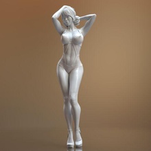 asian girl 3d print model - Mito3D