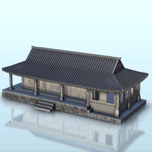 asiático casa plataforma 20 China Asia Japón martillo guerra años sigmar 3d print model - Mito3D