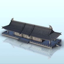 asiatico longhouse 22 Cina Asia Giappone warhammer età sigmar 3d print model - Mito3D