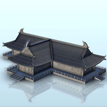 asiático palacio 25 China Asia Japón martillo guerra años sigmar 3d print model - Mito3D