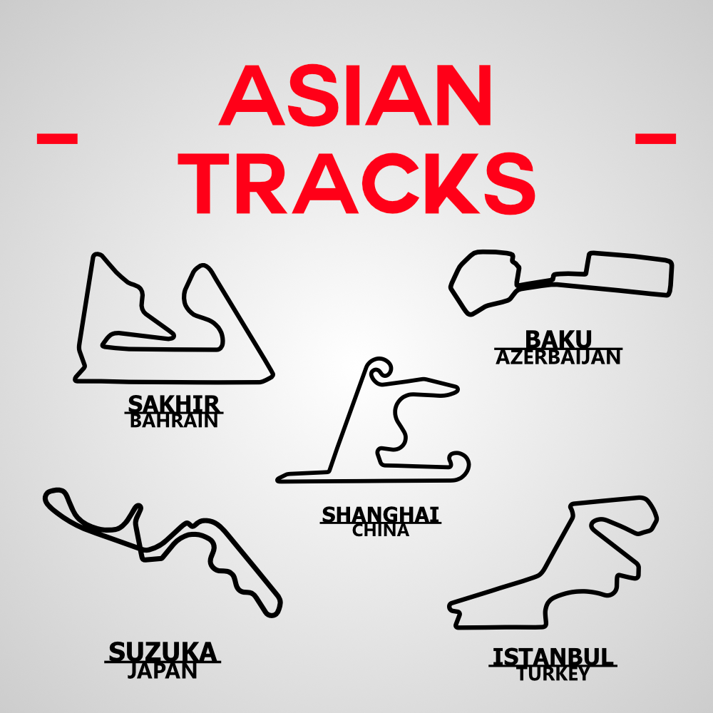 asian tracks race continent circuit racing 3D print model - Mito3D