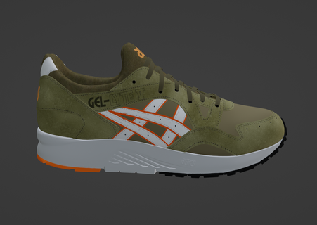 asics gel lyte 5 sneakers shoes 3d print model - Mito3D
