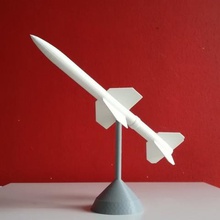aspide 2000 cohete juego 3d print model - Mito3D