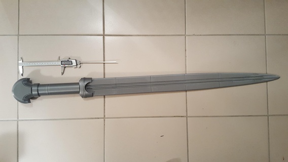 assasin creed bronze sword blade 3d print model - Mito3D