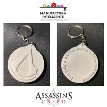 assasins creed keychain assassin's games key ring toys art killers 3d print model - Mito3D