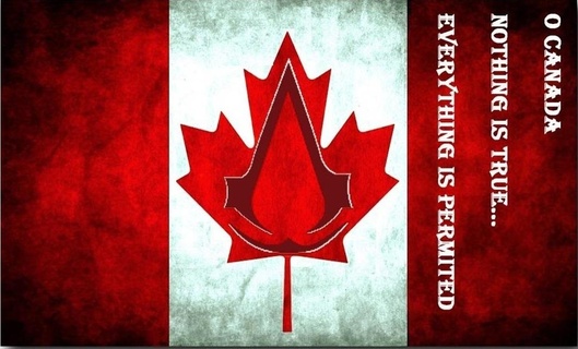 assassini credo logo Canada 3d print model - Mito3D