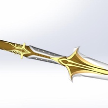 assassin's creed - odissea lance leonida leggendario vari asco assassin' odyssey cosplay 3d print model - Mito3D