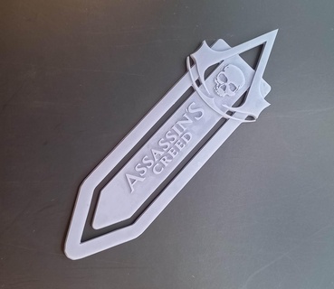 assassin's creed black flag bookmark 3d print model - Mito3D