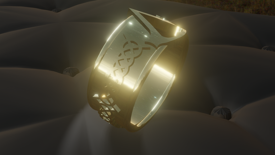 asesino credo anillo joyería joya anillos 3d print model - Mito3D