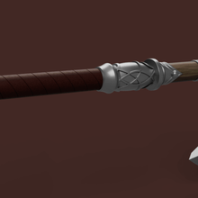 assassin's creed valhalla wolf axe various assassins prop viking 3d print model - Mito3D