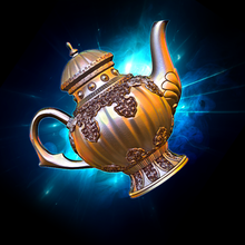 Attentäter Teekanne Spiel rgp dnd dungeons and dragons spell item Tee tea kettle Kessel assassins pot teakettle 3d print model - Mito3D