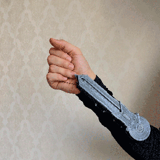 suikastçı inanç çift aksiyon gizli bıçak ağzı Sondersmith silah kendin yap oyuncaklar 3d bulmaca mekanizma fusion360 dövüşçü savaşçı eldiven suikastçının sendika kardeşlik Valhalla 3d print model - Mito3D