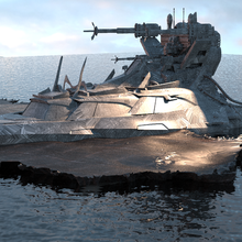 assassin croisière navire Avancée 1 3d print model - Mito3D
