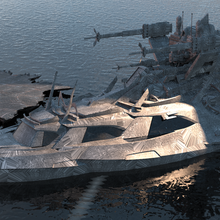 assassin cruise ship advanced 2 3d print model - Mito3D