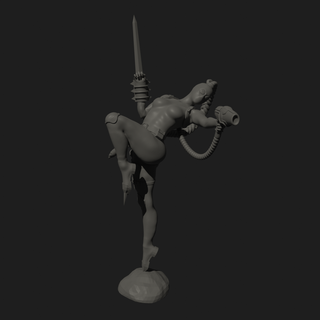 assassin girl death callidus wh40k tabletop rpg mobility dnd 3d print model - Mito3D