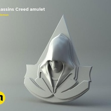 assassins creed Amulett Kunst xbox video-Spiel ps4 ps3 pc Film killer assassians amolet 3d print model - Mito3D