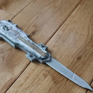 assassins creed black flag hidden blade Art 3dprinting sword axe 3dprint 3d print model - Mito3D