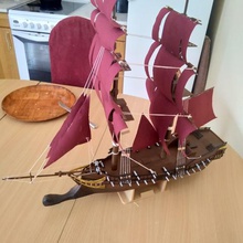 assassins creed gralha jogo vela navio 3d print model - Mito3D
