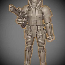 assalto boneca legião star wars jogos 3d print model - Mito3D