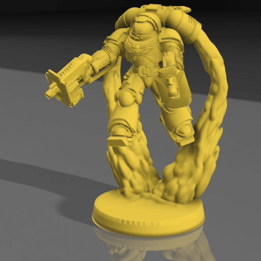 assaut de l'intercepteur jeu jouet warhammer 40k space marine 3D print model - Mito3D