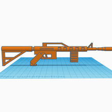 o rifle, metralhadora, pistola vários rifle de assalto submachine gun arma 3d print model - Mito3D