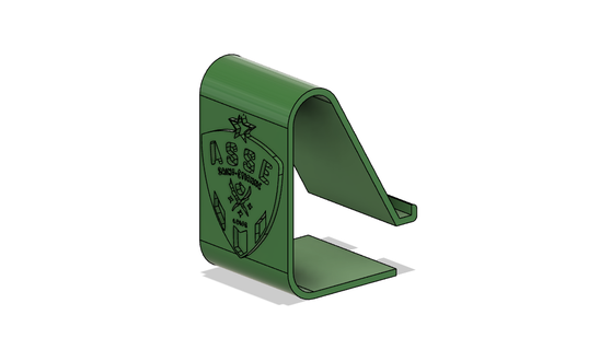 asse teléfono soporte puerta estante Santo etienne tienne logo fútbol 3d print model - Mito3D