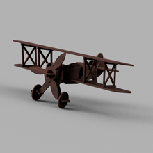 assemblable toy airplane 3d print model - Mito3D
