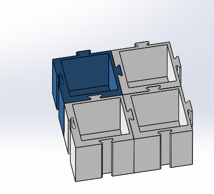 Assemblée organisateur 3D print model - Mito3D