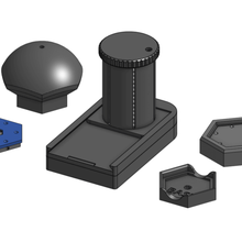 utensili per l'assemblaggio di axolote esagonale magnetico sistemi base gioco applicatore dispenser gloomhaven hex esagono magnete premere giocattoli accessori 3d print model - Mito3D