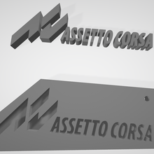 activo corsa llavero artilugio logo ac usable 3d print model - Mito3D