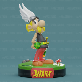 ast rix arte asterix obelix giocattolo cartone animato 3d print model - Mito3D