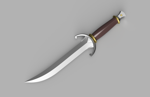 astarion daga Baldur 39 s portón 3 astarión vampiro mazmorras dragones cuchillo cosplay disfraz apuntalar accesorio espada 3d print model - Mito3D