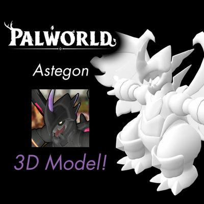 astégon 3d modèle monde pal copain jeu pokémon xbox 3d print model - Mito3D
