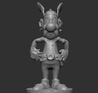 asterix figura 3d print model - Mito3D