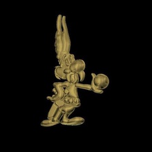 asterix le gaulois Kunst 3d print model - Mito3D