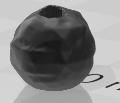 asteroit takı boncuk kolye mücevher Kaya Sanat 3D print model - Mito3D
