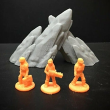 asteroide minatori 18mm scala 28mm gioco tavolo giochi fantasia Giochi miniatura miniature ruolo rpg scienza finzione scifi guerra wargaming viandante tattiche 3d print model - Mito3D