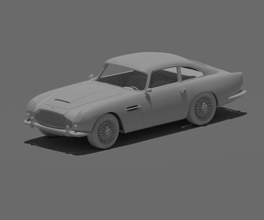 Aston Martin db5 3d print model - Mito3D