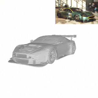 Aston Martin dbr9 3d print model - Mito3D