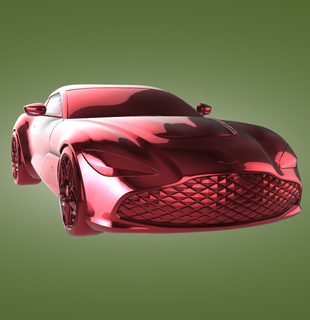 Aston martín dbs gt zagato automóvil coche vehiculo vehículo reunión carrera Deportes derby turbo superior velocidad 3d print model - Mito3D