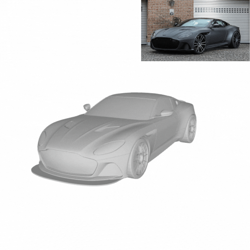 Aston martín dbs superleggera 2022 3D print model - Mito3D