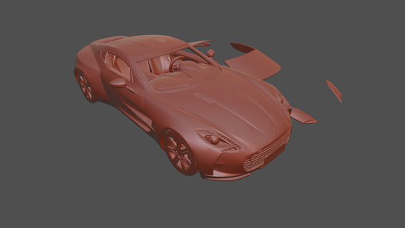 aston martin one 1 2022 sports car supercar coupe hyper vehicle 2023 2021 2020 toy 3d print 3d print model - Mito3D
