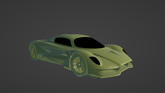 Aston martín Valhalla 2020 2021 2019 2022 2023 2024 2025 deporte rápido superdeportivo británico uk Inglaterra coche vehiculo exótico 3d print model - Mito3D