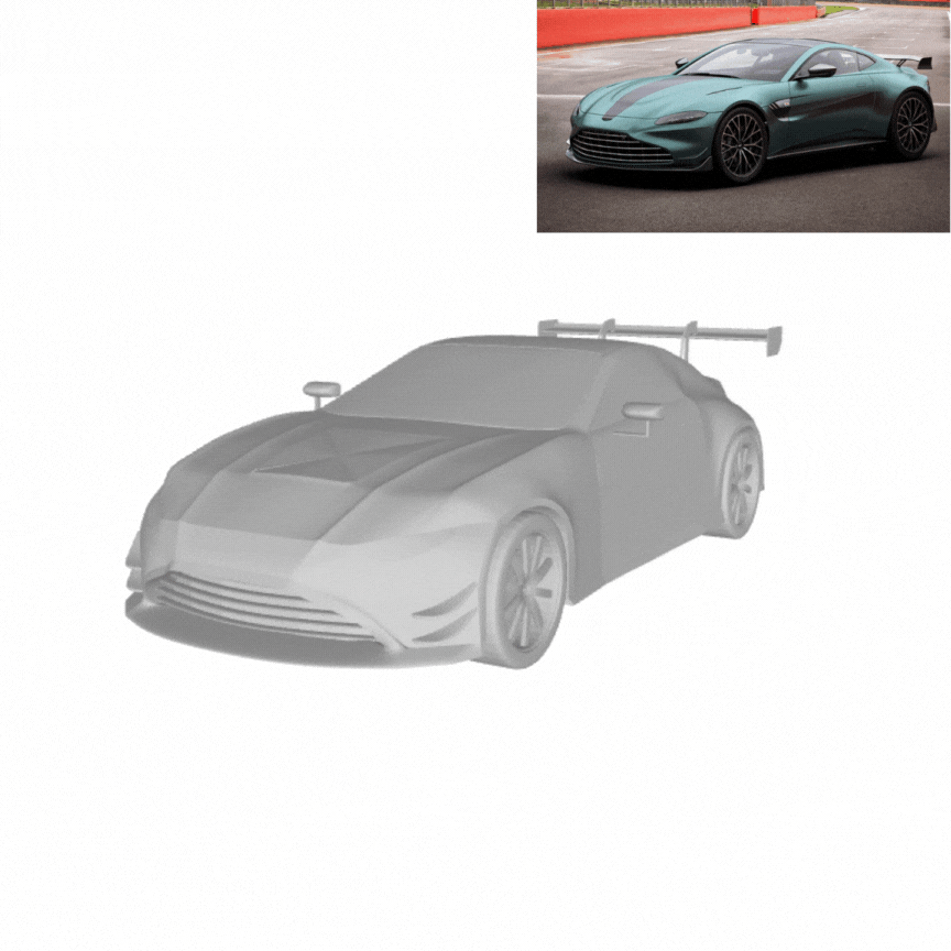 Aston Martin avantage spécial 3D print model - Mito3D
