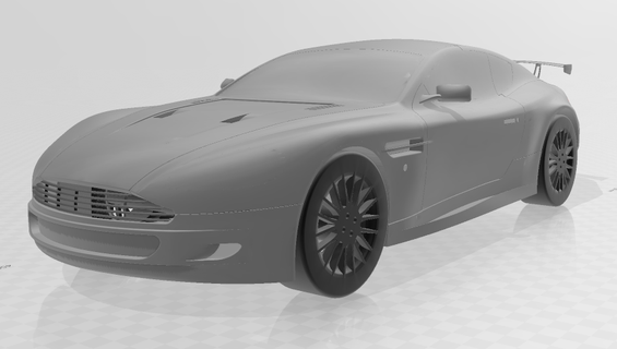 Aston Martin avantage v12 gadget Aston Martin avantage v12 3d print model - Mito3D