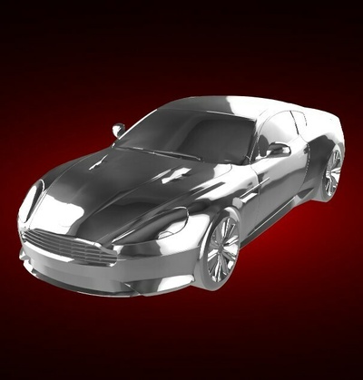 aston martin virar suv automóvel carro veículo comício raça esportes derby super gt 3d print model - Mito3D