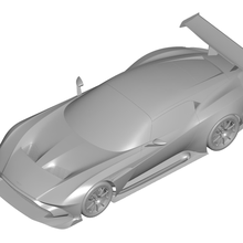 Aston Martin Vulcain 3d print model - Mito3D
