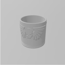 astra militarum pen brush cup game warhammer 40k 40000 imperial guard hobby 3d print model - Mito3D