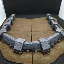 astral planetary defence barricade game warhammer astra militarum 40k 40000 imperial guard hobby scenery decors 28mm wargame 3d print model - Mito3D