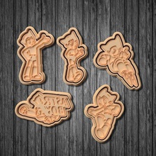 astro boy cortador de galletas, las 5 casa conjunto sello cookie cookies cocine cithen los cortadores juego 3d print model - Mito3D